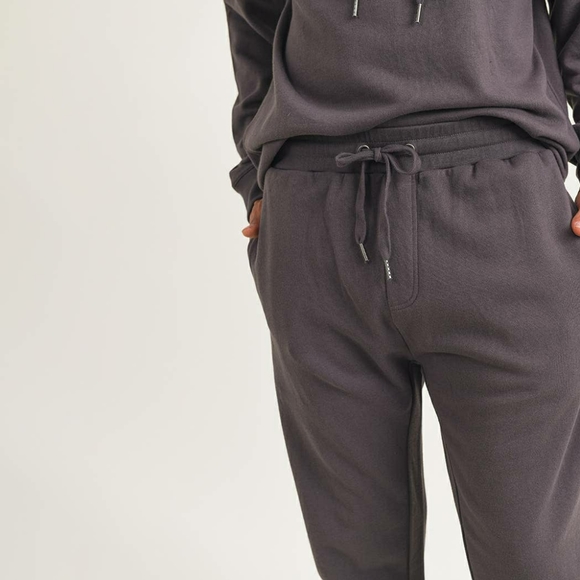 MEN - Cotton Terry Essential Joggers - Picture 2 of 6